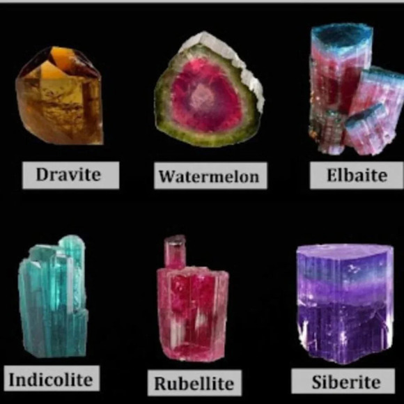 Tourmaline  gold  handmade minimalist necklace hot pink big 12mm - Picture 6 of 6